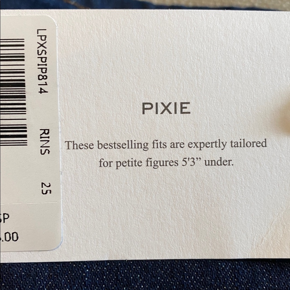 ‼️‼️NWT Frame Denim Blue Jeans - Le Pixie Slim Palazzo. - Picture 2 of 6